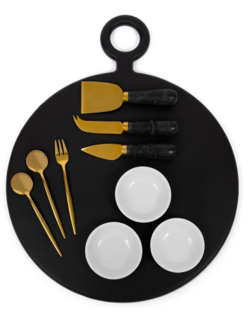 Marble look 1 Fork, 1 Knife, 2 Spoons Set Cutlery, Kitchen Wear